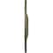 Ekena Millwork Galveston Ceiling Medallion (Fits Canopies up to 5 7/8"), 51"OD x 3 5/8"ID x 3 3/8"P, Painted Turtle CM51GLPTF - alternate 2